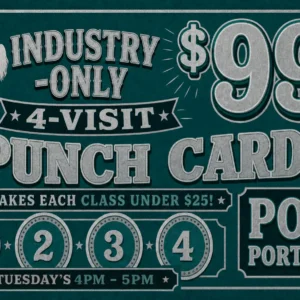 Industry Only Punch Card Pole Portland